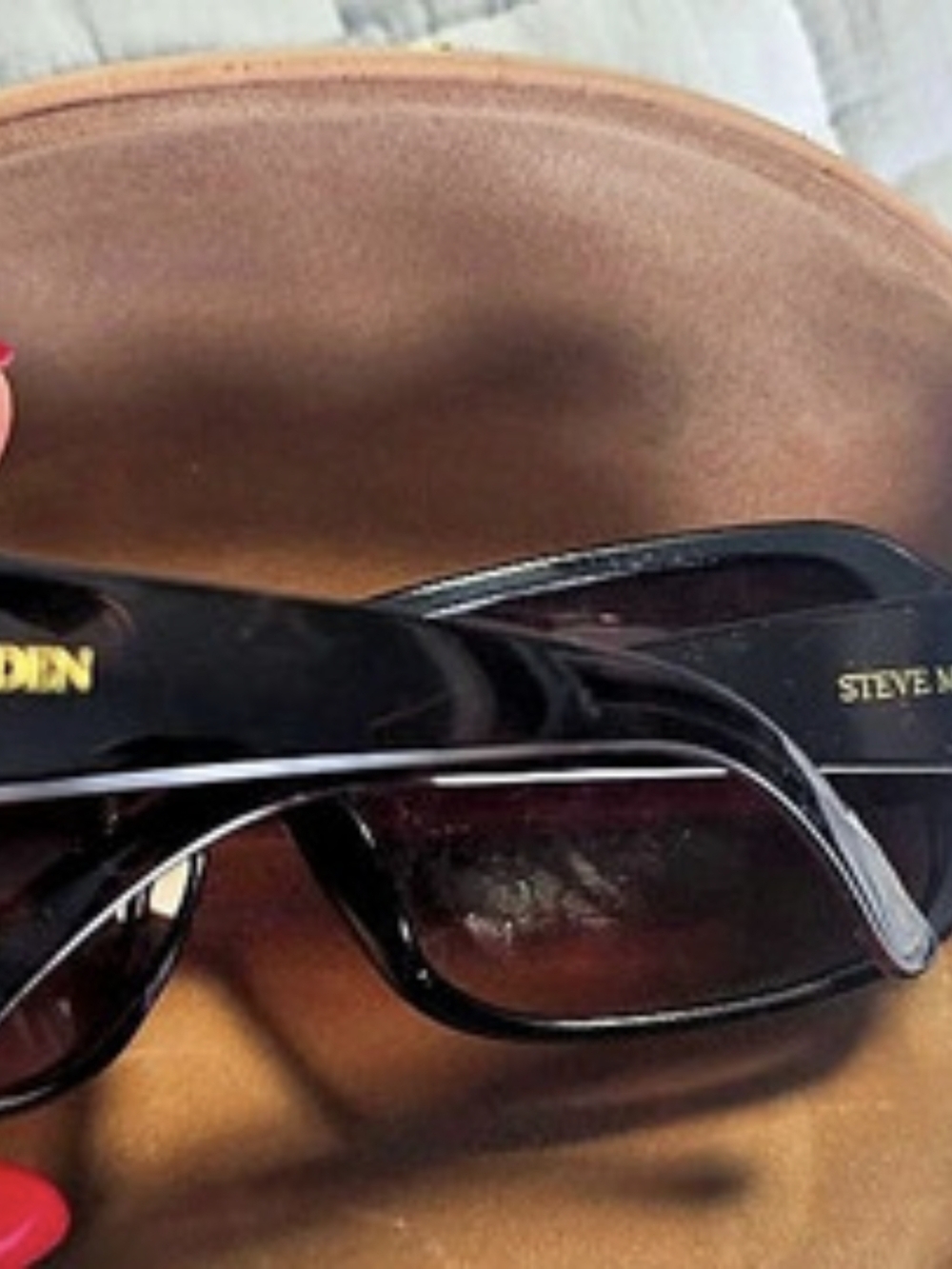 EUC Steve Madden Oversized Sunglasses in Black & Brown
